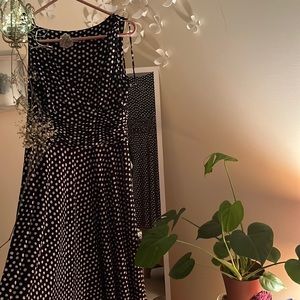 pokadot dress from dressbarn.